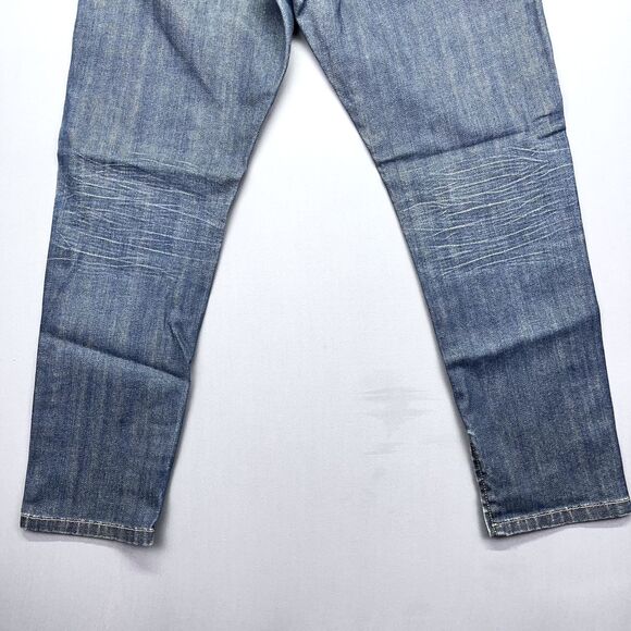 Levi's Jeans Size 32x26 Vintage Skinny 582 Blue Dark Wash Mid Rise Ankle Zip - Picture 14 of 16